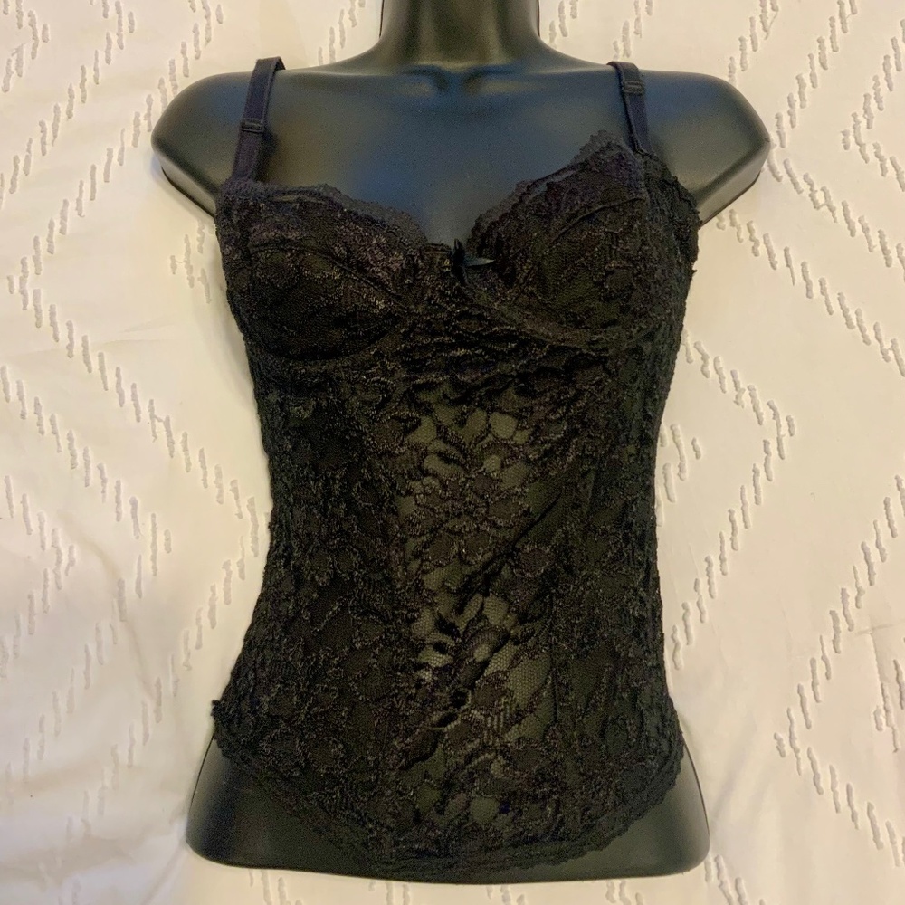 Black Lace Corset Size 34